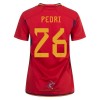 Officiële Voetbalshirt Spanje PEDRI 26 Thuis WK 2022 - Dames